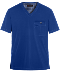 koi Basics Bryan Men's 2-Pocket V-Neck Scrub Top