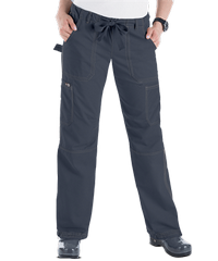 koi Lindsey Women's 6-Pocket Low Rise Cargo EXTRA PETITE Scrub Pants