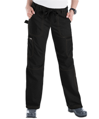 Style # K701N: BLACKkoi Lindsey Women's 6-Pocket Low-Rise Cargo Scrub Pants