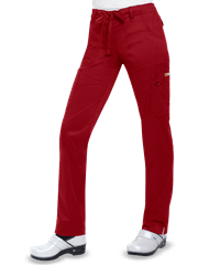 koi STRETCH Lindsey Women's 8-Pocket Low-Rise PETITE Scrub Pants