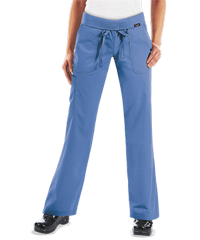 koi Comfort Morgan Women's 5-Pocket Knit Waist PETITE Cargo Scrub Pants
