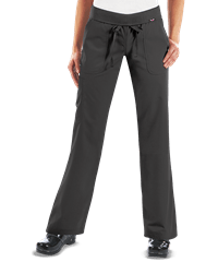 Style # K713: CHARCkoi Comfort Morgan Women's 5-Pocket Knit Waist Cargo Scrub Pants