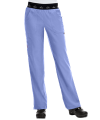 Style # K720: TRCEIkoi Lite™ Spirit Women's 5-Pocket Elastic Waist Slim Fit STRETCH Scrub Pants