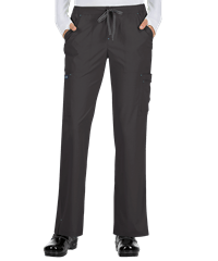 Style # K731: CHARCkoi Basics Holly Women's 8-Pocket Cargo Scrub Pants