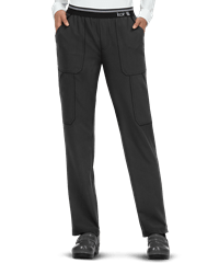Style # K738: BLACKkoi Next Gen On the Run Women's 7-Pocket Elastic Waist STRETCH Scrub Pants