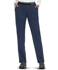 Style # K738: NAVYkoi Next Gen On the Run Women's 7-Pocket Elastic Waist STRETCH Scrub Pants