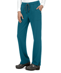 koi Next Gen Everyday Hero Women's 5-Pocket Drawstring Cargo STRETCH Scrub Pants