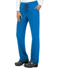 Style # K739: ROYALkoi Next Gen Everyday Hero Women's 5-Pocket Drawstring Cargo STRETCH Scrub Pants