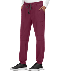 Style # K740: WINEkoi Next Gen Good Vibe Women's 7-Pocket Jogger STRETCH Scrub Pants