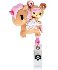 Tokidoki by koi Donutella & Unicorno Retractable ID Badge Holder