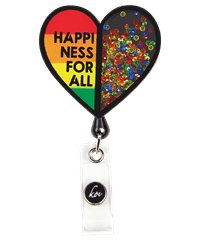 koi Happiness For All Shaker Retractable Badge Reel