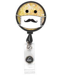 koi Masked Smiley Shaker ID Badge Holder