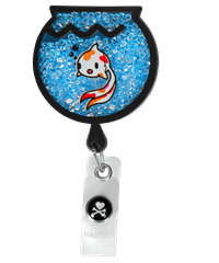 Tokidoki by koi Fish Shaker Retractable Badge Reel 