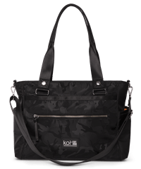 koi Camo Set Go Black Nylon Exterior Tote Bag
