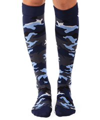 koi Camo Blues Unisex 15-20 mmHg Print Compression Socks