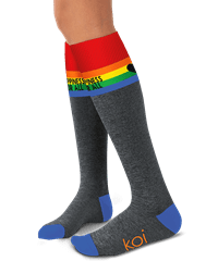 koi Happiness For All Unisex 15-20 mmHg Print Compression Socks