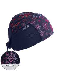 Koi Basics Snowflake Women's Surgical Print Scrub Hat