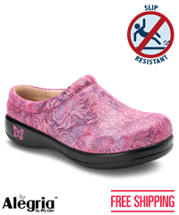 Alegria Kayla Girlie Girl Women's Slip On Nursing Clogs