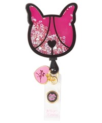 Betsey Johnson Betsey Puppy Shaker ID Badge Holder