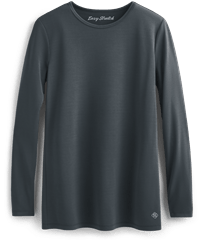 Easy STRETCH by Butter-Soft Cate Women's Long Sleeve Knit Scrub Tee