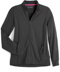 MOVEMENT by Butter-Soft Adara Women's 3-Pocket Long Sleeve Zip Front Warm-Up STRETCH Scrub Jacket