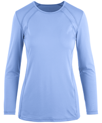 Butter-Soft STRETCH Jade Women’s Recycled Polyester Scrub Tee with Antimicrobial Technology