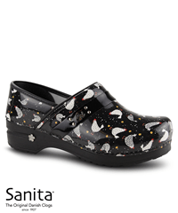 koi by Sanita Coop Women's Patent Leather Nursing Clogs