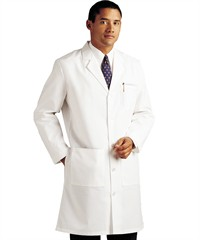 Landau Men's 3-Pocket Full Length TALL Scrub Lab Coat