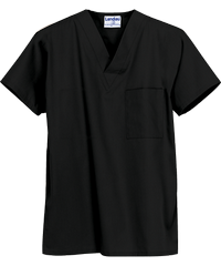 Style # L7502: BLACKLandau Unisex 1-Pocket Reversible Scrub Top