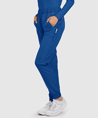 Lauderdale By UA Navona Women's 6-Pocket PETITE Jogger STRETCH Scrub Pants