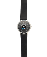 Nurse Mates Have a Heart Black Water Resistant Wrist Watch