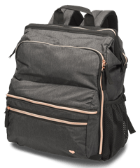 Nurse Mates Charcoal/ Rose Gold Ultimate Nursing Back Pack