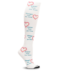 Nurse Mates Stronger/Braver 360 Women's 12-14 mmHg Compression Socks