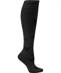 Style # LO883: BLACKNurse Mates Butterfly Women's 11mmHg Light Compression Socks