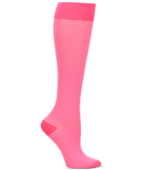 Nurse Mates Heathered Pink Women's 15-20 mmHg Moderate Compression Trouser Socks 