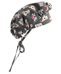 Maevn Koality Time Unisex Bouffant Print Scrub Hat