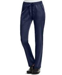 Style # MA6501: NAVYMaevn Matrix Women's 5-Pocket STRETCH Elastic Waist Drawstring Cargo Scrub Pants