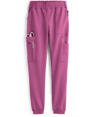 MOVEMENT by Butter-Soft Cephei Women's 11-Pocket PETITE Jogger Scrub Pants