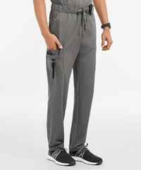 Style # MBS563: GRHEAMOVEMENT by Butter-Soft Hadar Men's 9-Pocket Cargo STRETCH Scrub Pants
