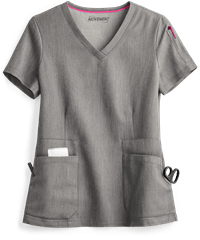 Style # MBS616: GRHEAMOVEMENT by Butter-Soft Antares Women's 4-Pocket V-Neck STRETCH Scrub Top