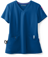 Style # MBS616: ROYALMOVEMENT by Butter-Soft Antares Women's 4-Pocket V-Neck STRETCH Scrub Top