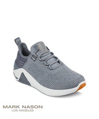 Skechers Mark Nason A Linear Jozlyn Gray Heather Women's Slip On Athletic Nursing Shoes