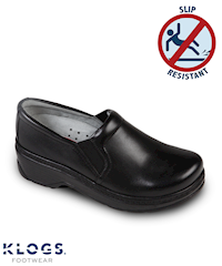 Klogs Naples Leather Women's Slip Resistant Nursing Shoes