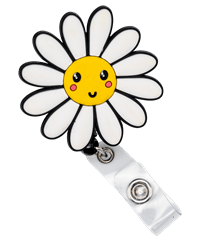 Style # OBDAISY: Outside the Box Daisy Retractable ID Badge Holder