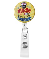 Outside the Box Nurse Super Power Retractable ID Badge Holder