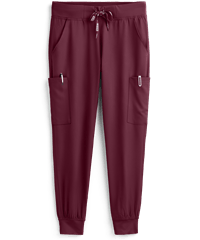 Med Couture Insight Women's 6-Pocket Cargo Jogger PETITE Scrub Pants