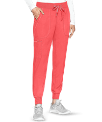 Style # P7710: CORALMed Couture Touch Women's 5-Pocket STRETCH Cargo Yoga Jogger Scrub Pants