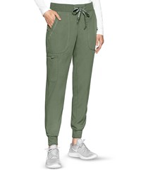 Med Couture Touch Women's 5-Pocket STRETCH Cargo Yoga Jogger Scrub Pants