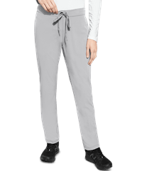 Med Couture Peaches Women's 4-Pocket Flat Front PETITE STRETCH Scrub Pants