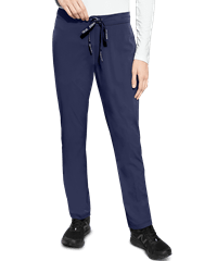 Style # P8706: NAVYMed Couture Peaches Women's 4-Pocket Flat Front STRETCH Scrub Pants